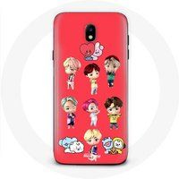 Maniacase Etui voor Samsung Galaxy S5 BTS TinyTAN Animation BT21 Poster