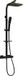 Mexen CQ49 opbouw douche set met regendouche en thermostatische kraan, noir/or