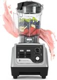 KitchenBrothers Power Blender - 1600W - 2L - Metallic Grijs