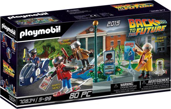 PLAYMOBIL Back to the Future Part II Hoverboard Chase - 70634