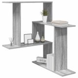 vidaXL Wandplank Grijs Sonoma 67 x 67 x 87 cm Bewerkt hout