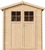 Timbela M320F - Houten tuinhuis - 2,82 m² - 186x196xH218 cm - zonder vloer