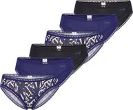 sloggi Dames slip / onderbroek 6 pack GO Crush zwart / blauw
