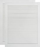 vidaXL - Louvredeuren - 2 stuks - 61,5x39,4 cm - Grenenhout - Wit