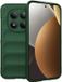 Techsuit Hoesje geschikt voor Xiaomi Redmi Note 15 Pro 5G - Magic Shield Silicone Back Cover - Groen