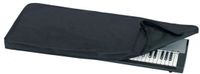 Gewa Keyboardhoes Economy, Keyboard Cover (hoogwaardige stofbescherming voor keyboards, praktische riemomlijsting, gemaakt van robuust nylon, afmetingen: 98 x 43 x 6 cm), Zwart