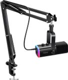 FIFINE AM8T USB/XLR Studio Microfoon Zwart