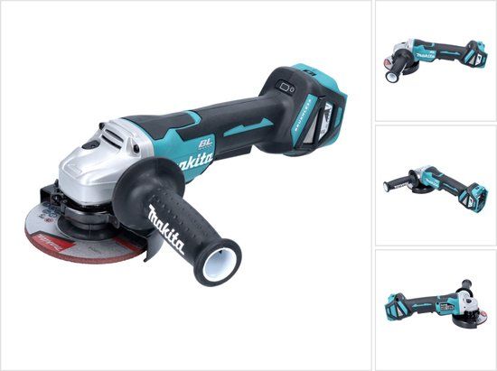 Makita DGA 515 Z Accu-haakse slijper - 18 V - 125 mm - Zonder accu, zonder oplader