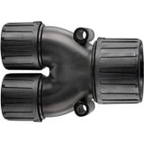 HellermannTyton 166-25801 HG16-Y13 Y-verdeler Zwart