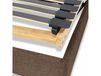 Essenzia Sommier électrique Essenzia Zen Détente Marron 80x200 Lattes