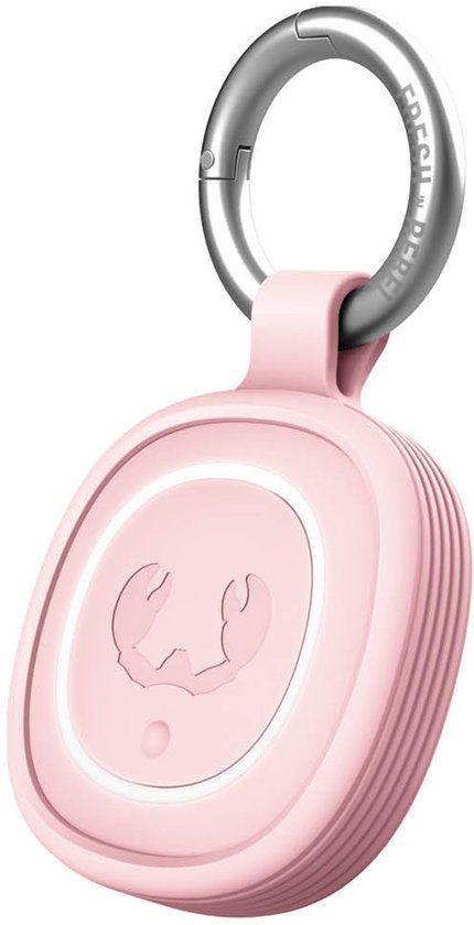 Fresh 'n Rebel Smart Finder 2 - Bluetooth Tracker - Smart Tag voor Apple Find My & Android - Sleutelvinder - 12 maanden batterij - IPX7 Waterproof - Pastel Pink