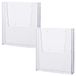 helit H2350202-2 - Folderhouder DIN A4 transparant, 2 stuks