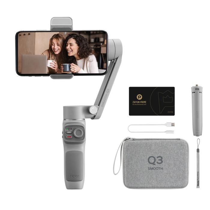Zhiyun Tech Zhiyun Smooth Q3 Combo Handheld Gimbal Stabilizer - Grijs