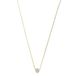 Isabel Bernard Rivoli Aélys IB340137 Dames Ketting 14 karaat Goud Zirkonia Wit 41-45 CM