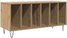 vidaXL Platenkast Artisanaal Eikenkleurig 100 x 38 x 48 cm