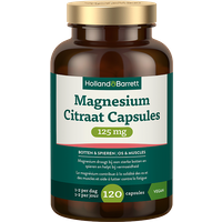 Holland & Barrett Magnesium Citraat Capsules 125mg - 120 capsules