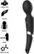 BLACK&SILVER Beck Rechargeable Silicone Massager and Suctioner - Black
