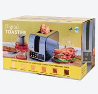 Tristar Digitale broodrooster – 750 W – 6 bruiningsstanden – Ontdooifunctie – Zwart