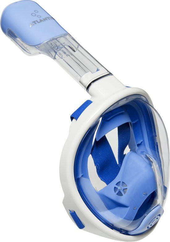 Atlantis Full Face Mask Kids - Snorkelmasker - Kids - Wit/Blauw