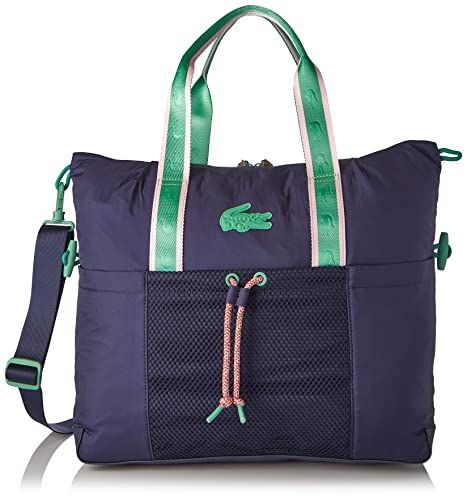 Lacoste NU3839WL Unisex sporttas - Marine - 166 Trefle Lotus I - Eenheidsmaat