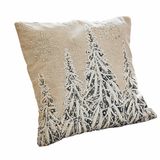 LOBERON Kussenhoes Cartagne wit/groen katoen 40x40 cm