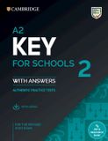 Cambridge University Press A2 Key for Schools 2 Livre de l'élève avec réponses avec audio avec banque de ressources Broché