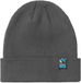 Neutral Gebreide Muts Unisex One Size Katoen Houtskool