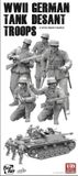 Border Model Modelbouwpakket - BR005 WWII German Tank Desant Troops - 5 Resin Figures - 1:35