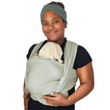 Hoppediz Geweven draagdoek voor baby's vanaf de geboorte, pasgeborenen tot peuters, 100% katoen, Elba 3,70 m