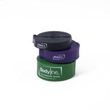 Bodyline-set met 3 sterktes, elastische fitnessbanden, elastische banden voor volledige training, toning, stretching en revalidatie, thuis en in de sportschool