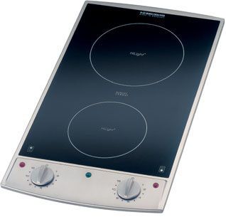 Rommelsbacher EBC 3075/E - Ceramic Hob - 2 Zones - Black & Stainless Steel