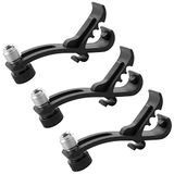 TIGER drum velg verstelbare microfoon clip Pack of 3 Zwart