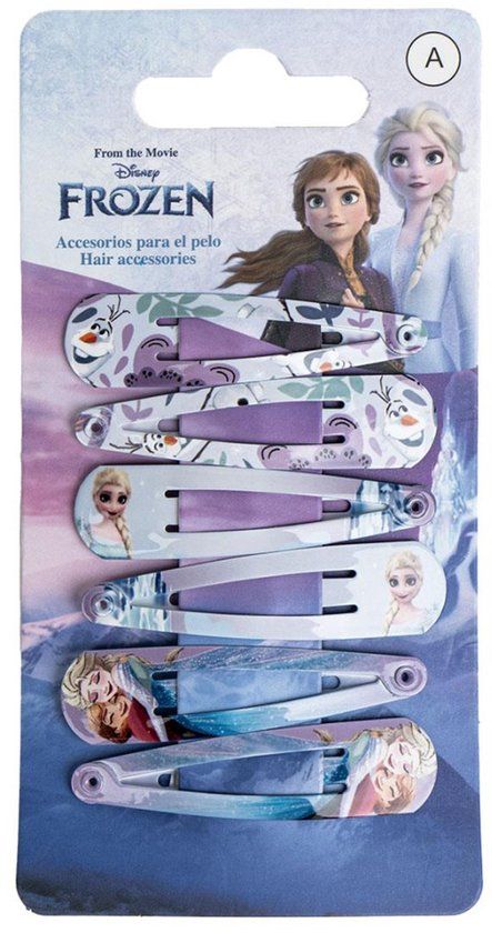 Disney Frozen Snowflakes 6-delige haarclipset