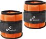 Manchettes de poids réglables, 1-4,6 kg, pour fitness et course à pied, couleur orange