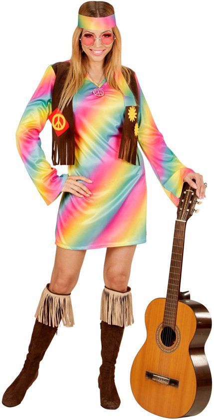 Generik Hippie outfit voor vrouwen - Verkleedkleding
