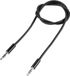 SpeaKa Professional SP-7870044 Jackplug Audio Aansluitkabel [1x Jackplug male 3,5 mm - 1x Jackplug male 3,5 mm] 1.00 m Zwart