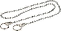 KIRCHHOFF Afvoerplug Ketting - Chroom - 500 mm - Met 2 Ringen