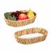 Relaxdays Set van 2 fruitschalen van waterhyacint