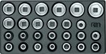 Gedore Jeu de douilles 1/2" en module