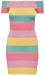 Elila Robe épaules nues smockée multicolore M Femme