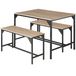 TecTake Ensemble de meubles de salon Bois