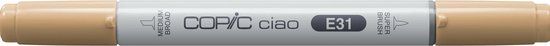 Copic Ciao markeerstift 1 stuk(s) Beitel/penseelpunt - Brick Beige E31