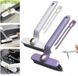 Ibenzoa® 360° brosse nettoyante rotative – set de 2, violet/blanc