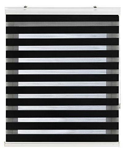 Blindecor Vela dubbel rolgordijn Voor Dag En Nacht - 120 x 180 cm - Wit