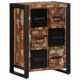 vidaXL Dressoir 50x35x70 cm massief gerecycled hout