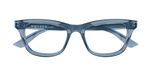 Alexander McQueen Am0515o Lunettes de vue femme bleu œil de chat 52mm