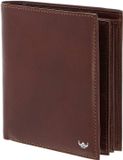 Golden Head Leren portemonnee Colorado RFID Protect Kombischeintasche 1232 Tabacco bruine