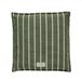 OYOY Coussin d'assise Polyester Carré Rayé Blanc/Vert 42x42 cm