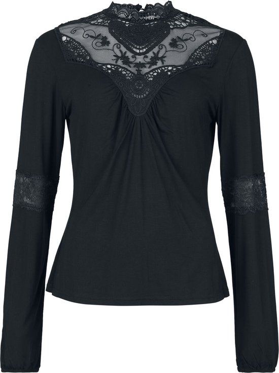Gothicana by EMP Gothicana Shirt met lange mouwen - Dames - 4XL