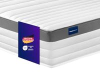 Traumnacht Exklusief TTFK 1000 Pocketveringmatras, 80 x 200 cm, Hardheid H4, 7-Zones, 1000 Tonnentasveren, Stevig, Ergonomisch, Ademend, OEKO-TEX Gecertificeerd